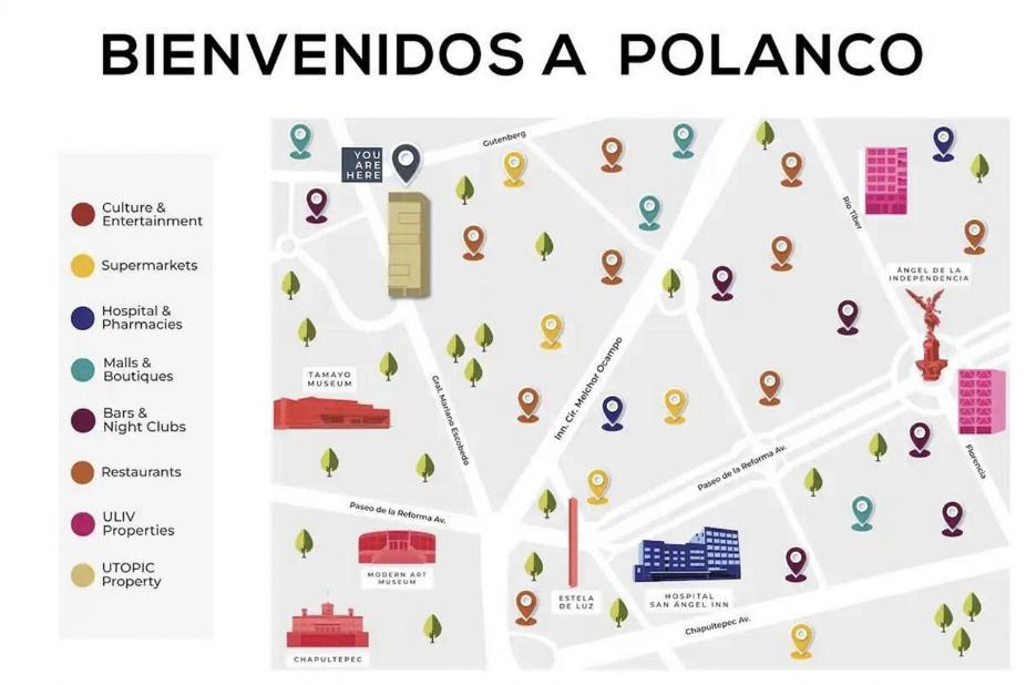 Hotel Pm Polanco 墨西哥城 外观 照片